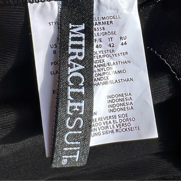 🌻NEW w.tag Miraclesuit Lux Lynx Charmer 1-Piece Slimming Suit Size 8 $194 Retai - Picture 10 of 14